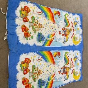 Vintage 1983 Rainbow Brite Kids Sleeping Bag Hallmark Child Size Made in USA